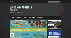 Desktop Screenshot of livingwayapostolic.org