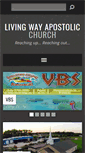 Mobile Screenshot of livingwayapostolic.org